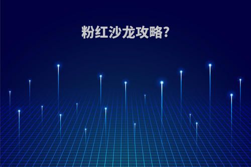 粉红沙龙攻略?