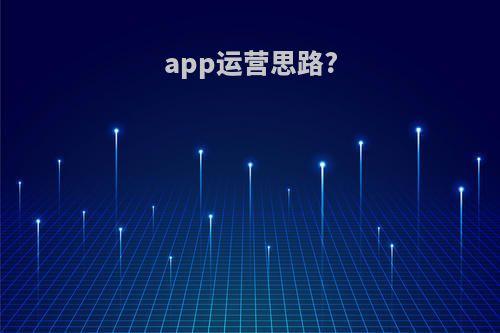 app运营思路?
