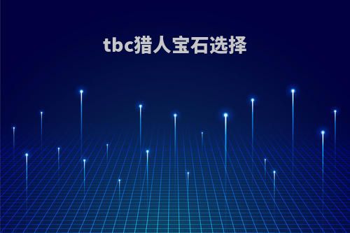 tbc猎人宝石选择