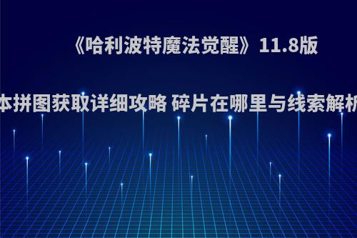 《哈利波特魔法觉醒》11.8版本拼图获取详细攻略 碎片在哪里与线索解析