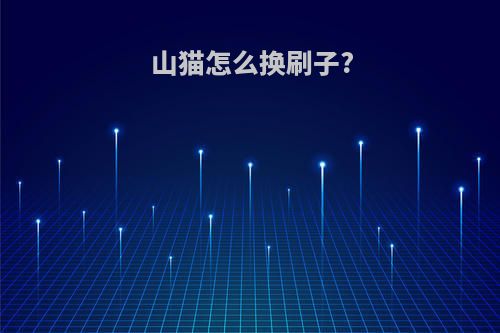 山猫怎么换刷子?