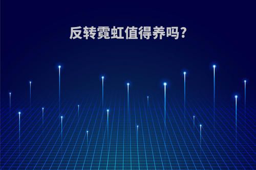 反转霓虹值得养吗?